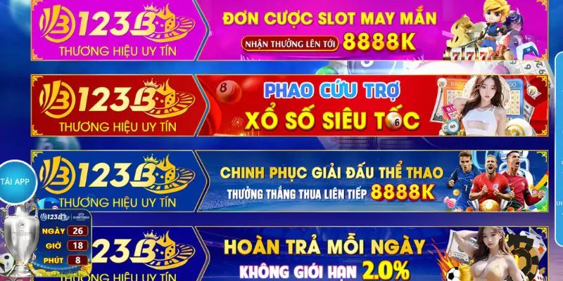 Khuyến mãi bất tận khiến bet thủ say mê tại 123BET