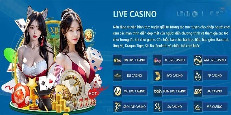 Thông tin sơ lược về sảnh cược casino của nhà cái 1323Bet